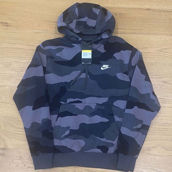 Nike Other - Nike Camouflage Hoodie - Black and Gray